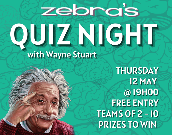 Quiz Night Zebra Lounge
