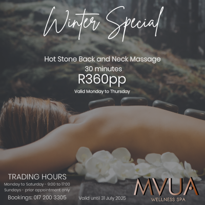 Winter Hot stone Back neck and shoulder special